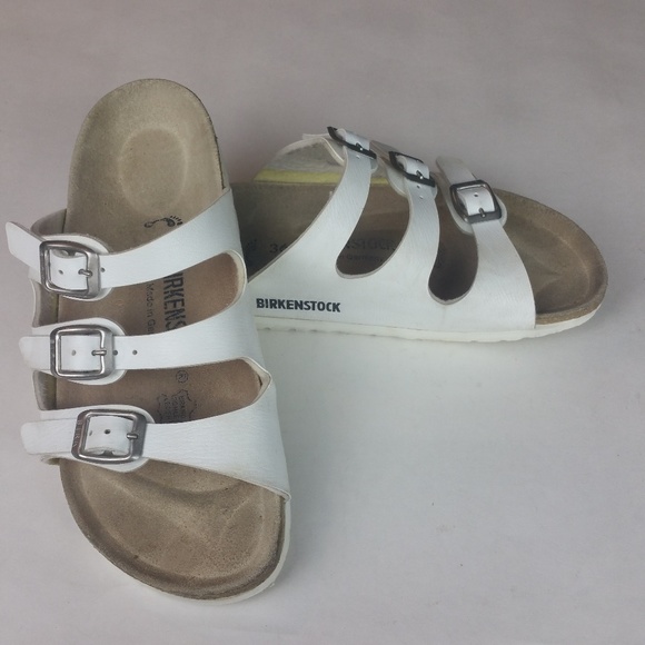 white florida birkenstocks